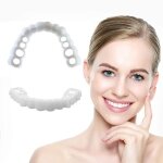 Lhxza fausses dents dentier esthetique amovible dentaire instant smile confort dents flexibles instant ...