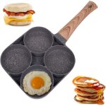 Li - casserole pour 4 ?ufs casserole doeufs au plat pole crpes quatre trous moule  oeufs de 4 tasses ...