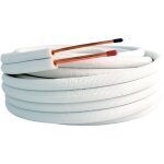 Liaison frigorifique 1 / 4 3 / 8 couronne de 20m qualité profesionnelle Liaison frigorifique 1 / 4 3 / 8 couronne de 20m qualité profesionnelle