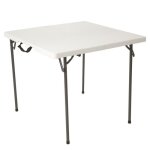 Lifetime - table carrée 86cm pliable en 2 pour 4 personnes Lifetime - table carrée 86cm pliable en 2 pour 4 personnes