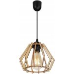 Light - home abat jour suspension luminaire lustre industriel timber - moderne - en metal et bois -  ...