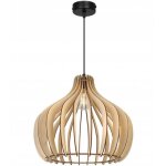 Light - home abat jour suspension luminaire lustre industriel timber - moderne - en metal et bois -  ...