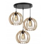 Light - home abat jour suspension luminaire lustre industriel timber - moderne - en metal et bois - rond ... Light - home abat jour suspension luminaire lustre industriel timber - moderne - en metal et bois - rond ...