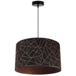 Light - home abat jour suspension luminaire lustre industriel werona - classique - en metal - noir et ...