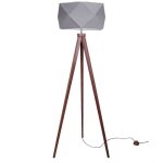 Light - home lampadaire moderne avec abat jour lampadaire sur pied salon - lampadaire trepied en bois ...