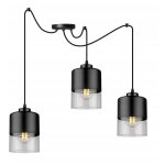 Light - home rome spider abat jour suspension luminaire lustre araigne - moderne - en metal et verre ...