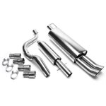 Ligne echappement sport volkswagen golf 4 berline 1j de 1996 a 2005 - 30617018