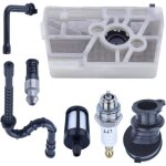 Ligne de filtre � air et carburant kit avec bougie dallumage pour stihl ms240 024 026 pi�ces de rechange ...