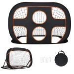 Liliin but de foot pour enfants 2 en 1 avec sac de transport et clous pour le sol entra�nement de foot ...