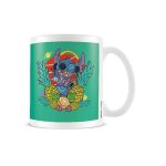 Mug - disney - lilo & stitch - 300 ml - c�ramique - vert - compatible lave - vaisselle