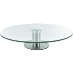 Plat � tarte et fromage - lily cook - �l�gant - transparent - h7 x l30 x p30 cm