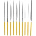 Limes � aiguille diamant - donau elektronik - m53 - 10 pi�ces - 140 mm - sacoche de rangement