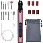 Lime a ongle electrique 11 en 1 ponceuse pour ongles professionnel ongles manucure machine portable kit ...