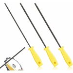 Limes de tron�onneuse - mich - paquet de 3 - aff�teur de cha�ne - poign�e confortable - 40 mm - 48 mm ...