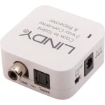 Lindy convertisseur et extender audio spdif numérique : toslink (optique) rca coaxial (cuivre) Lindy convertisseur et extender audio spdif numérique : toslink (optique) rca coaxial (cuivre)