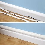 D - line 30x15mm moulure dcorative en demi - cercle - 1m3015w - goulotte lectrique - cache - cble ...