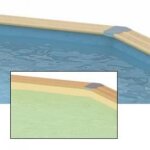 Liner beige lagon 4. 30 x h1. 20m