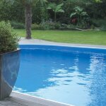 Liner piscine - edg by aqualux international - 550x370x122 - terracota - protection anti - uv - fixation ...
