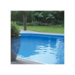 Liner piscine hors sol - edg - diamtre 350 - 360 cm - hauteur 122 - 132 m - montage overlap - bleu uni ...