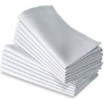 Linge de table 100% coton pour restaurant linge de table blanc 50x50cm serviettes dhtel premium 18 12 ...