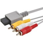 Link - e : cable av (audio / video) rca avec connecteurs plaqus or compatible avec console de jeu nintendo ...