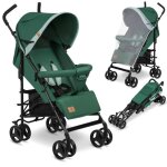 Poussette canne compacte lionelo elia - tres lgre - 6 - 36 mois - moustiquaire incluse - amortisseurs ...
