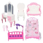 Lis ensemble daccessoires de chambre à coucher de maison de poupée maison de poupée chambre ensemble ... Lis ensemble daccessoires de chambre à coucher de maison de poupée maison de poupée chambre ensemble ...