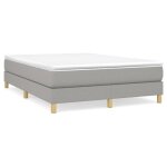 Sommier � ressorts - cuque - ab3120606 - gris clair - 140x190 cm - tissu 100% polyester