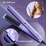 Lisseur cheveux professionnel 2 en 1 fer � lisser et fer � boucler professionnel 140 - 230 �c temp�rature ...