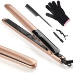 Lisseur cheveux professionnel c�ramique 2 en 1 fer � lisseur boucleur pour coiffures vari�eslcd 120 - ...