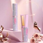 Lisseur sans fil 2 - en - 1 titan portable usb - c lisseur & fer � boucler rechargeable haute performance ...