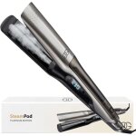 Lisseur vapeur - golden goods - steampod pro - 10 rglages de temprature - 230c - plaques en titane ...