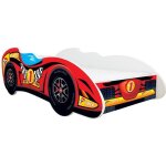 Lit auto - top car - formule 1 - 140 x 70 cm - matelas inclus - 1 place