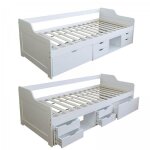 Lit banquette avec gigogne -
