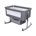 Lit b�b� 3 en 1 �volutif - berceau cododo balancelle - r�glable 6 hauteurs roulettes 360�rangement 100�60cm ...