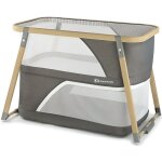 Lit bébé 4 en 1 sofi - kinderkraft - gris - aluminium - matelas réglable - léger Lit bébé 4 en 1 sofi - kinderkraft - gris - aluminium - matelas réglable - léger