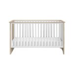 Lit bb 70x140 + 2 pans 140 - moderne l:79 h:86 p:150 - dcor blanc - sacha - galipette
