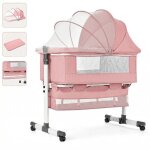 Lit b�b� berceau cododo pour b�b� 0 - 36 mois hauteur r�glable lit cododo avec matelas moustiquaire panier ...