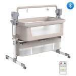 Lit bebe berceau �lectrique 3 en 1 transat � bascule avec moustiquaire convient aux enfants de 0 � 36 ...