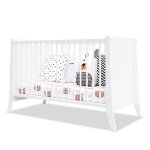 Lit b�b� �volutif timeo 60x120 cm (matelas non inclus) blanc