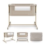 Lit b�b� kinderkraft nestee grow 2 cododo �volutif 3 en 1 hauteur r�glable 5 niveaux matelas inclus pliable ...