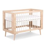 Lit bébé sofia 60x120 couleur bois naturel - marron - lit à barreaux - dimensions 124x66x88 Lit bébé sofia 60x120 couleur bois naturel - marron - lit à barreaux - dimensions 124x66x88