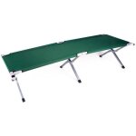 Lit de camp de larm�e - aluminium anodis� - vert - 195 x 65 x 45 cm - cordura hydrofuge