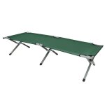 Lit de camp pliable 100kg - lit de camp en aluminium pour camping plage et jardin vert 190 * 62 * 42cm ... Lit de camp pliable 100kg - lit de camp en aluminium pour camping plage et jardin vert 190 * 62 * 42cm ...