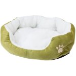 Lit chaud pliable lavable pour animal domestique chat chien chiot vert