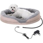 Lit chauffant Électrique pour chien et chat 76 x 58cm chauffage pour animaux camry cr7431 18 w marron ... Lit chauffant Électrique pour chien et chat 76 x 58cm chauffage pour animaux camry cr7431 18 w marron ...