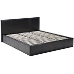 Lit coffre barcelona 160x200 + 1 sommier / noir Lit coffre barcelona 160x200 + 1 sommier / noir