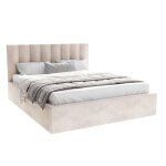 Lit coffre colorado 160x200 - sommier inclus crème Lit coffre colorado 160x200 - sommier inclus crème