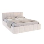 Lit coffre florida 120x190 - sommier inclus cr�me