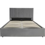 Lit avec coffre mia - 140 x 190 cm - gris Lit avec coffre mia - 140 x 190 cm - gris